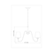 Z-Lite Gianna Chandelier, 5-Light, 26 In.W x 15.75 In.H, Matte Black/White 7509-5-26MB - alternate 2